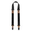 Quick Release Mirrorless Camera Crossbody Strap SLR Camera Decompression Halter Strap (Black+Brown)