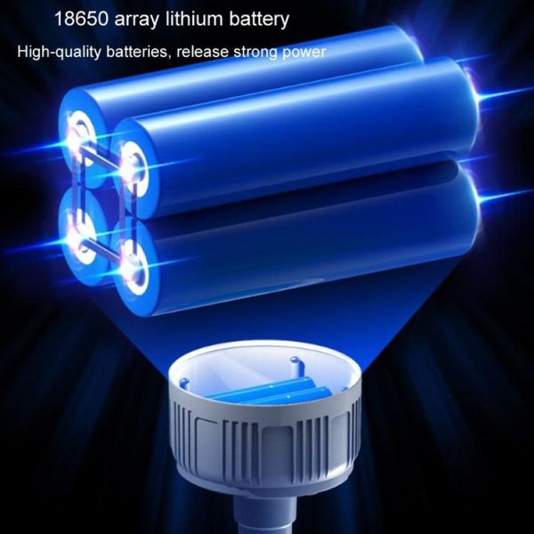 Rechargeable LED Solar Bulb Light Waterproof Night Market Stall Energy Saving Lamp, Model: 24LED - Image 9