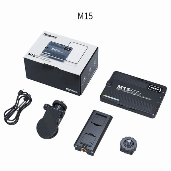 Desiontal M15 3 Color Temperature Rechargeable Pocket Light Mini Photography Light LED Outdoor Shooting Supplementary Light - Image 3
