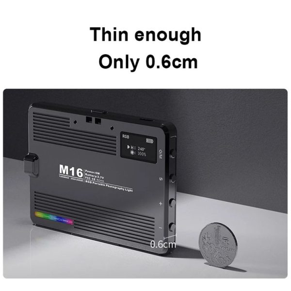 Desiontal M15 3 Color Temperature Rechargeable Pocket Light Mini Photography Light LED Outdoor Shooting Supplementary Light - Image 5