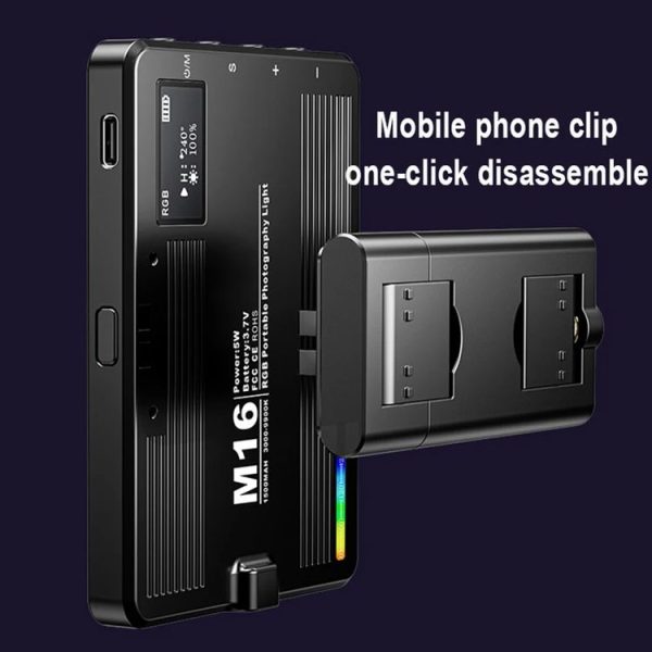 Desiontal M15 3 Color Temperature Rechargeable Pocket Light Mini Photography Light LED Outdoor Shooting Supplementary Light - Image 7