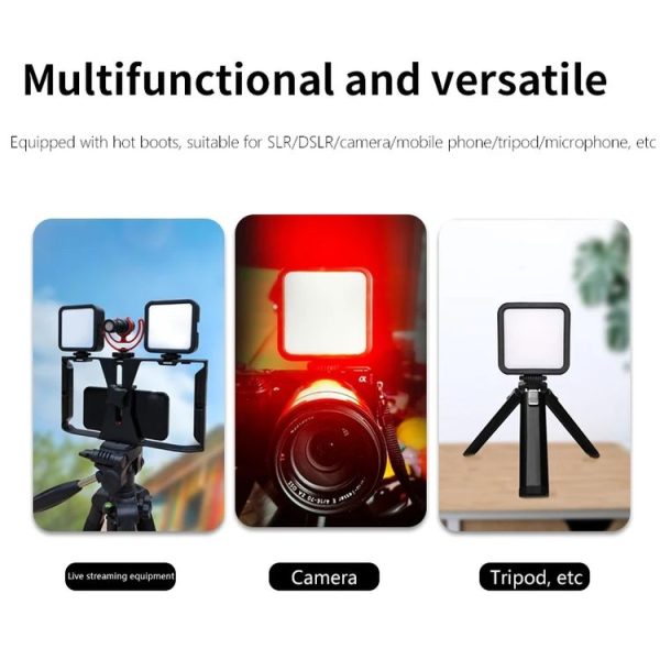 Desiontal W70 Full Color RGB Live Fill Light Portable Small Pocket Light Ambient Photo Handheld Photography Lighting - Image 10