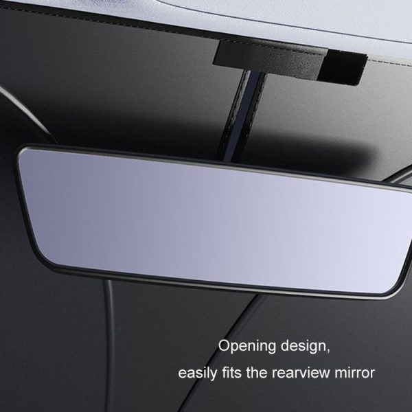 Car Front Windshield Heat Insulation Sun Protection Visor, Specification: Front Block 145x80cm - Image 4