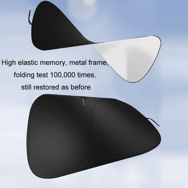 Car Front Windshield Heat Insulation Sun Protection Visor, Specification: Front Block 145x80cm - Image 5