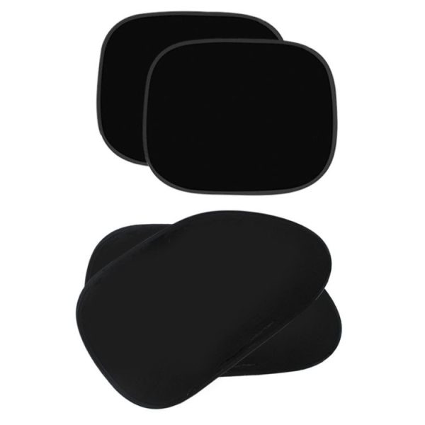 1pair 44x38cm Car Electrostatic Window Folding Light-proof Sun Protection Sunshade - Image 2