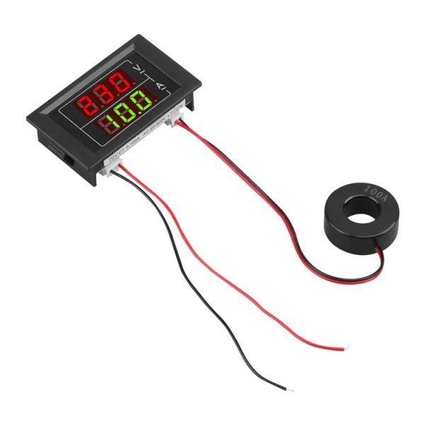 SINOTIMER D85-5035VA Compact Dual-Display Single-Phase AC Digital Voltage And Current Meter - Image 5