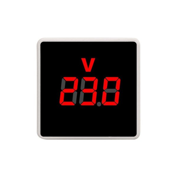 SINOTIMER V-PL Square Insert Type Household Digital AC Voltmeter EU Plug - Image 3