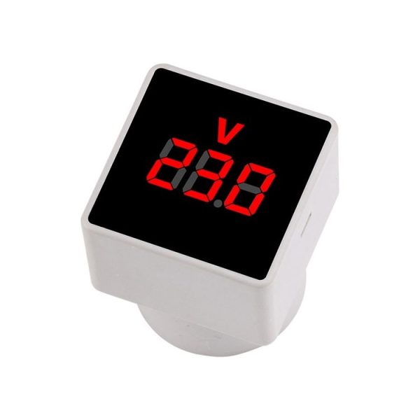SINOTIMER V-PL Square Insert Type Household Digital AC Voltmeter EU Plug - Image 4