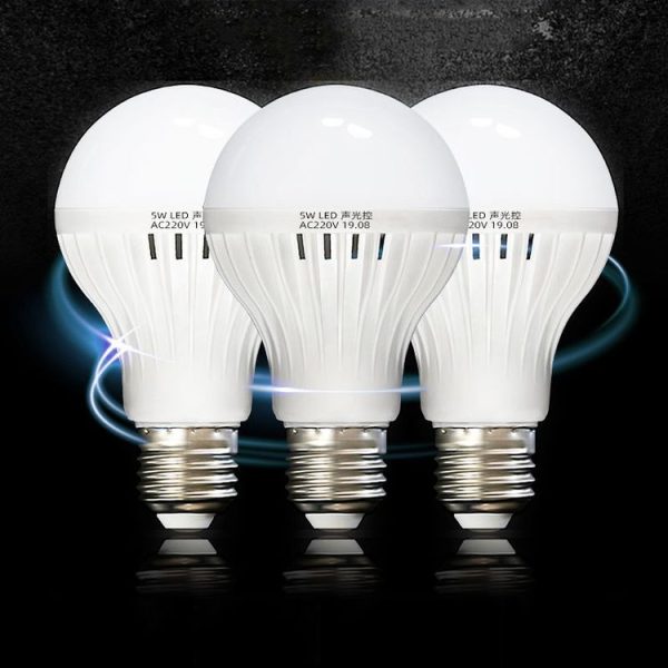 E27 LED Sound / Light Control Bulb Stair Corridor Human Body Sensor Light, Power: 3W (Engineering) - Image 4