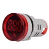 SINOTIMER ST16HZ 20-75Hz AC Frequency 22mm Round Opening LED Digital Signal Indicator Light (01 Red)