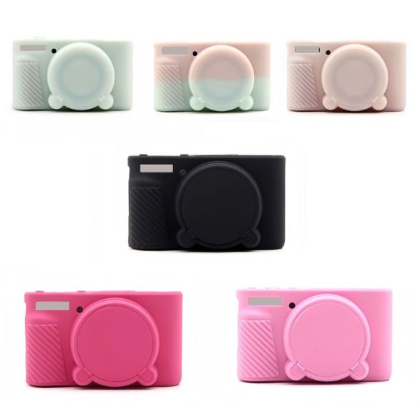 Canon SX730 / SX740 Soft Silicone Protective Case, Color: Pink - Image 2