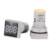 SINOTIMER ST17HZ 22mm Square LED Digital Display 50-75Hz AC Frequency Signal Indicator (01 Red) - Image 3