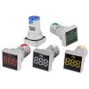 SINOTIMER ST17HZ 22mm Square LED Digital Display 50-75Hz AC Frequency Signal Indicator (01 Red) - Image 5