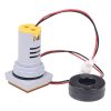 SINOTIMER ST17VAH 3 In 1 Square LED Digital Display AC Voltage Current Frequency Indicator 60-500V 0-100A 20-75Hz (01 Red) - Image 3