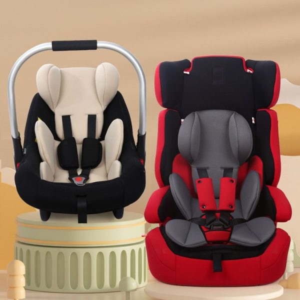 Infant Safety Seat Cushion Four Seasons Universal Stroller Lumbar Protection Pads (Grey) - Image 2