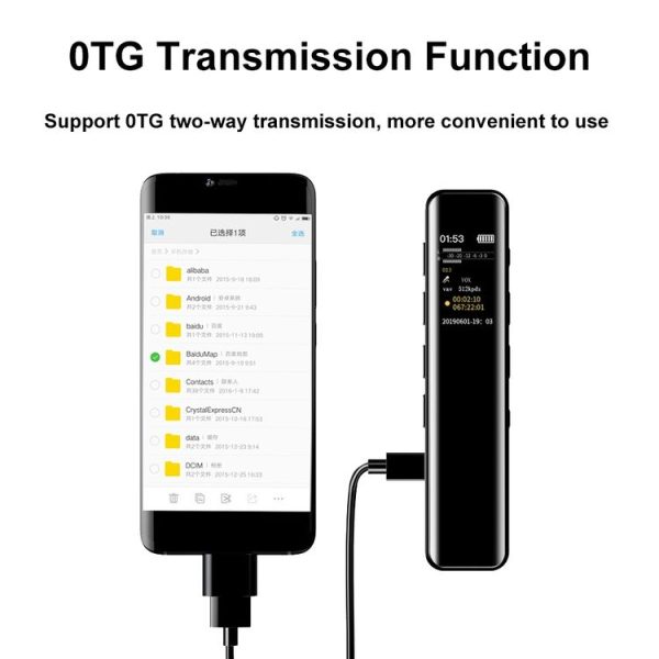 G1 0.96-Inch IPS Color Screen HD Smart Mini Noise Reduction Timer Recorder, Capacity: 8GB - Image 5