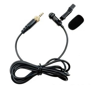 3.5mm Straight Internal Thread Plug Wireless Transmitting Lavalier Microphone, Length: 1.5m (Sponge Cover)