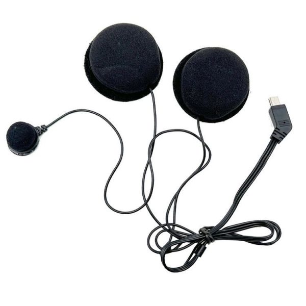HD Noise-Proof Helmet Intercom Headset Microphone (10Pin Plug+Single Microphone+Double Speaker) - Image 2