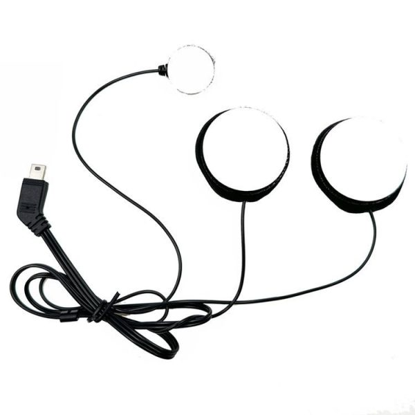 HD Noise-Proof Helmet Intercom Headset Microphone (10Pin Plug+Single Microphone+Double Speaker) - Image 3