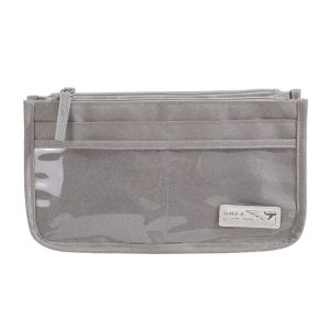 Multifunctional Handheld Cosmetic Bag Travel Toiletries Storage Bag (Grey)