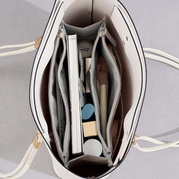 Multifunctional Handheld Cosmetic Bag Travel Toiletries Storage Bag (Grey) - Image 7