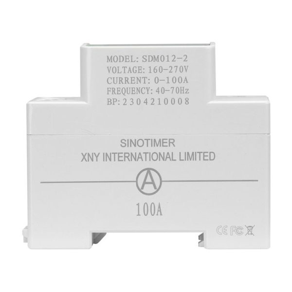 SINOTIMER DIN Rail AC Digital Display Current Voltage Power Electricity Multi-Function Tester, Model: SDM012-2 - Image 5