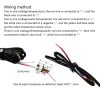 Compact LED Digital Display Time Voltmeter, Specification: 3 in 1 Red - Image 4