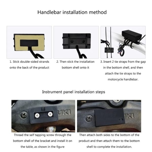 Compact LED Digital Display Time Voltmeter, Specification: 3 in 1 Red - Image 9