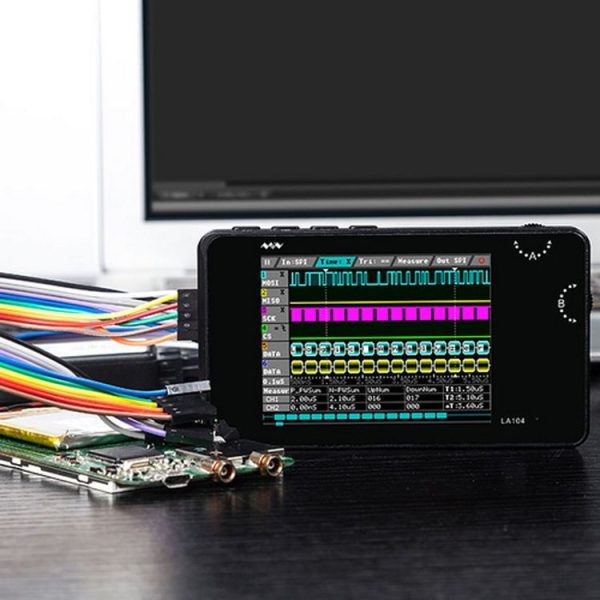 MINIWARE LA104 Logic Analyzer 4-Channel Debugging Assistant Sampling Analog Oscilloscope - Image 6
