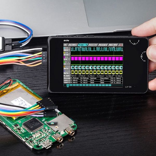 MINIWARE LA104 Logic Analyzer 4-Channel Debugging Assistant Sampling Analog Oscilloscope - Image 7