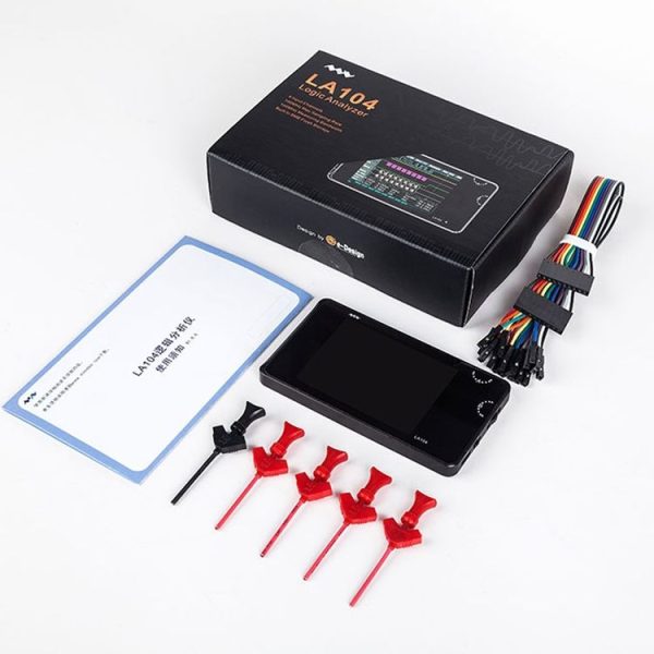 MINIWARE LA104 Logic Analyzer 4-Channel Debugging Assistant Sampling Analog Oscilloscope - Image 8