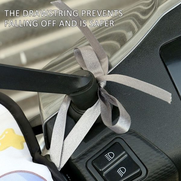 Electric Scooter Bicycle Handlebar Cover Summer Sun Protection Anti-UV Riding Gloves (Bear Girl) - Image 6