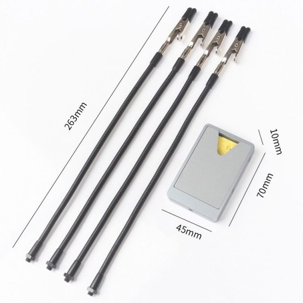 6pcs / Set Soldering Iron Multifunctional Bracket Welding Station Solder Holder Branding Iron Stand - Image 2