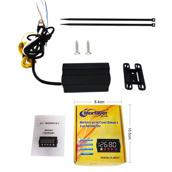 4 in 1 Ambient Temperature Gauge Morfayer Locomotive Intelligent Multi-function Tachometer - Image 10