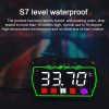 4 in 1 Ambient Temperature Gauge Morfayer Locomotive Intelligent Multi-function Tachometer - Image 6