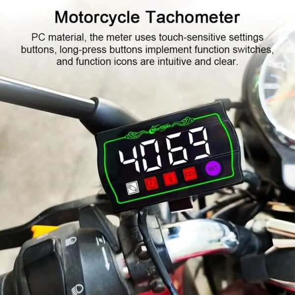 4 in 1 Ambient Temperature Gauge Morfayer Locomotive Intelligent Multi-function Tachometer - Image 7