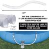 Intex Swimming Pool Filter Pump Replacement 1 Hose 2 Clamps - Image 5