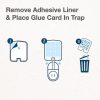Plug-In Refillable Fly Trap For Flies, Moths, Gnats, And Other Flying Insects With 2 Glue Cards EU Plug (White) - Image 6