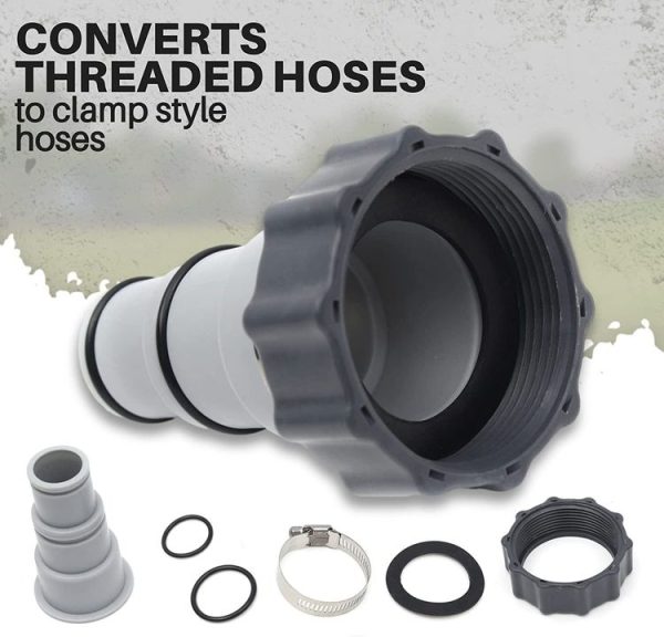 Intex Pool Hose Adapter with Internal Thread, Spec: A Set - Image 6