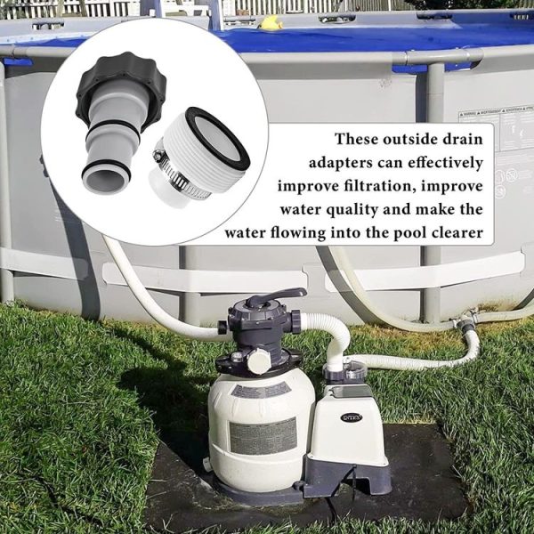 Intex Pool Hose Adapter with Internal Thread, Spec: A Set - Image 9