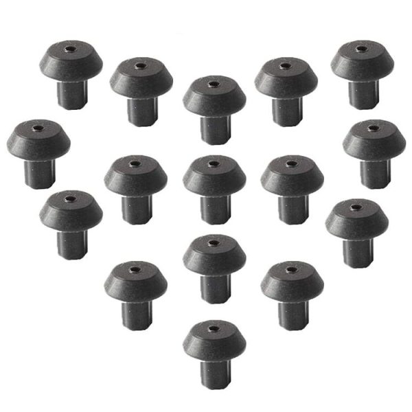 16pcs / Pack WB2K101 Rubber Feet for GE Kenmore Burner Grate Replaces WB02T10461 AP2622260 (Black) - Image 2