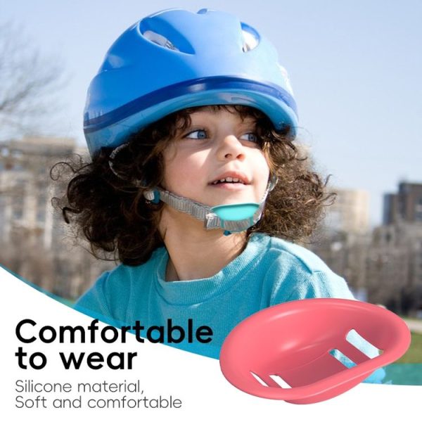 Electric Bike Motorcycle Helmet Jaw Guard Chin Rest (Blue) - Image 5