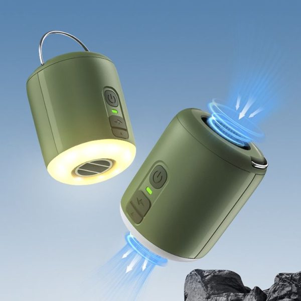 CP-17 Outdoor Multifunctional Camping Light Electric Mini Wireless Air Pump (Black) - Image 2