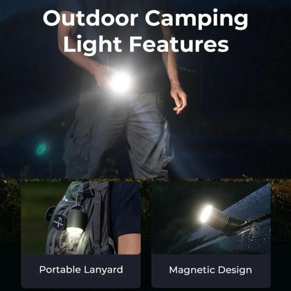 CP-17 Outdoor Multifunctional Camping Light Electric Mini Wireless Air Pump (Black) - Image 6