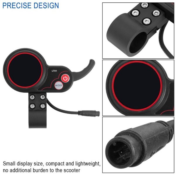 LT01 6 Pin Display Electric Scooter Instrument For Kaabo Mantis8 / Mantis10 / WOLF WARRIOR X - Image 5