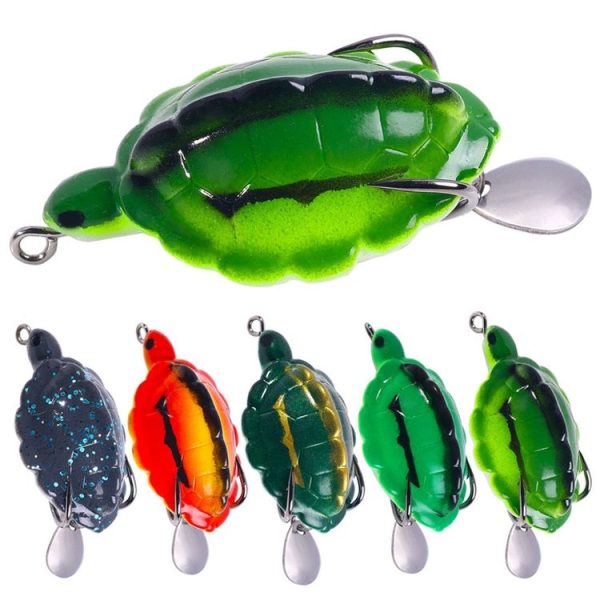 5colors / Set HENGJIA FO016 Lua Thunder Brogue Dummy Bait Turtle Sequins Fishing Bait, Size: 5.7cm 11.7g - Image 2