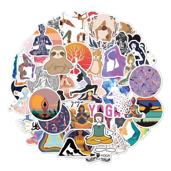 50pcs / pack Cartoon Children DIY Skateboard Luggage Waterproof Graffiti Decorative Stickers (TT095WSP)