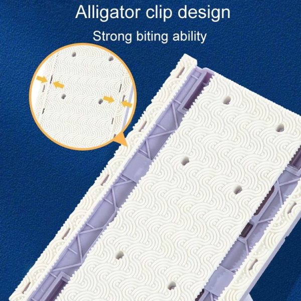 Washcloth Small Mop Lazy Person Hand-Free Mini Floor Cleaner (Purple) - Image 4