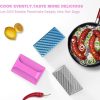 Hot Dog Slicer Cutter Sausage Plastic Slicers For BBQ Outdoor Camping (Pink) - Image 2