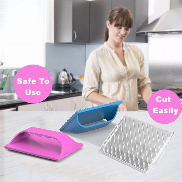 Hot Dog Slicer Cutter Sausage Plastic Slicers For BBQ Outdoor Camping (Pink) - Image 3